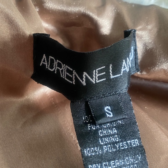 Adrienne Landau Fur Vest in Neutrals - Picture 4 of 5